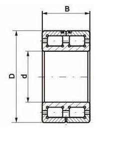 Double Row Full Complement Cylindrical Roller Bearings